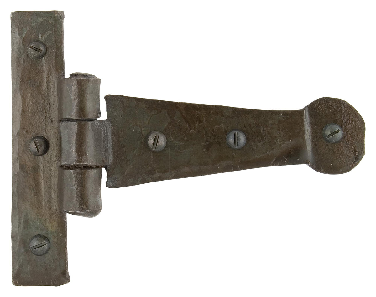 Black 4" Penny End T Hinge (pair)