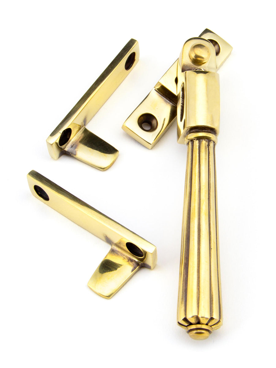 Polished Bronze Night-Vent Locking Hinton Fastener