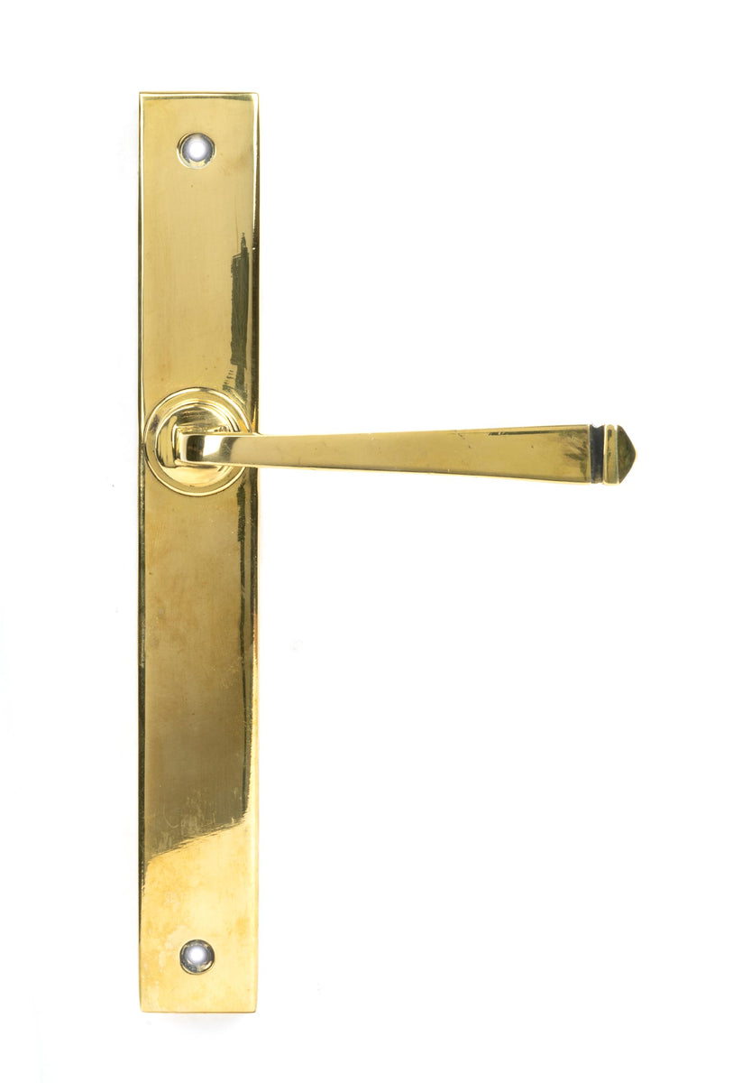 Polished Chrome Avon Slimline Lever Espag. Latch Set
