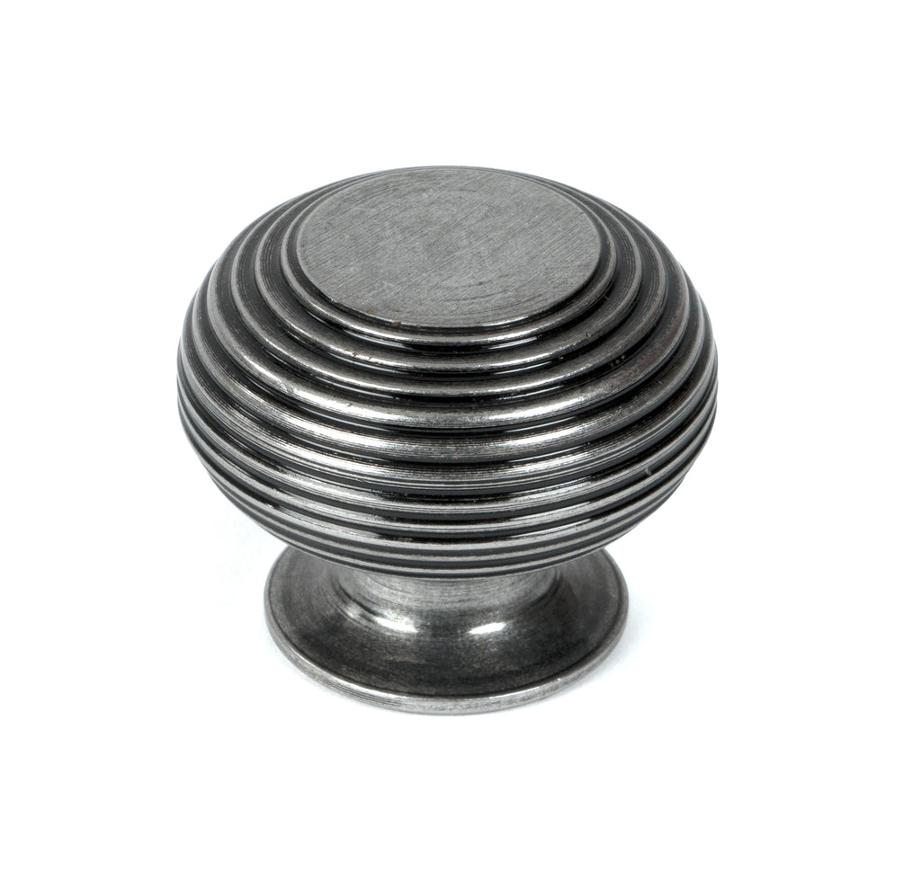 From The Anvil's Pewter Patina Beehive Cabinet Knob
