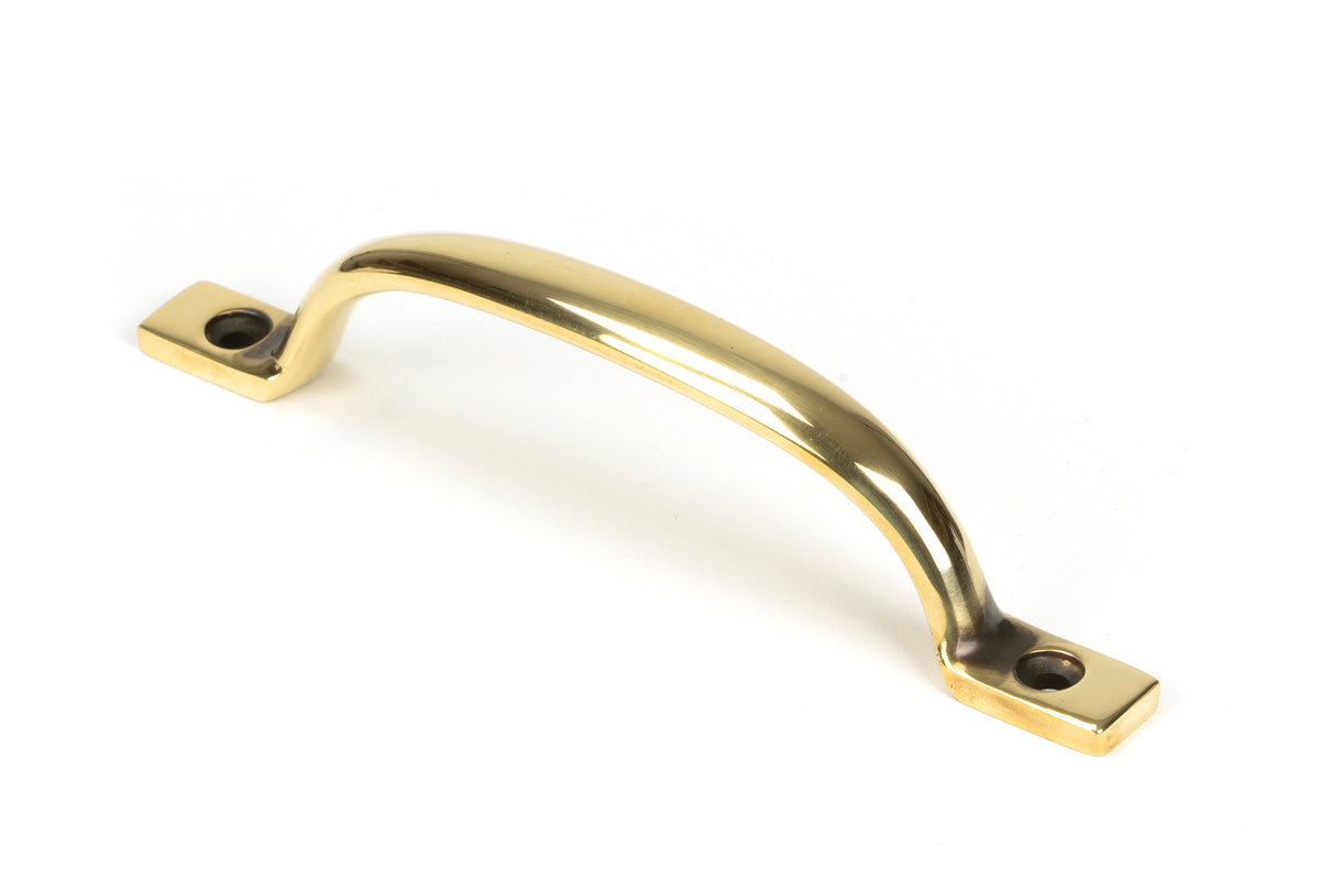 Polished Bronze Slim Sash Pull