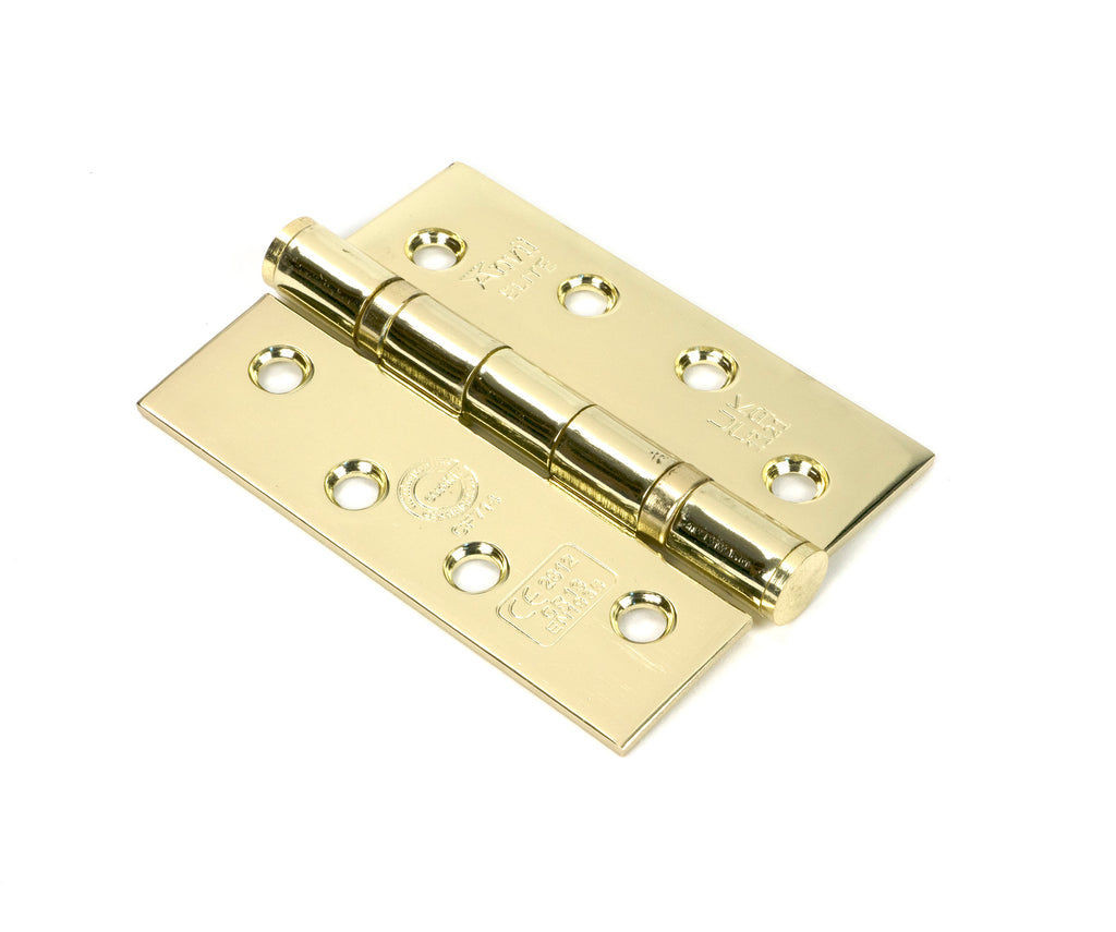 From The Anvil's Polished Brass Ball Bearing Butt Hinge (pair) SS