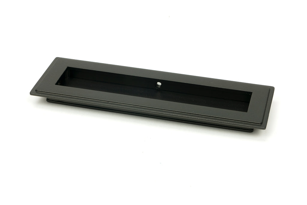 From The Anvil's Aged Bronze Art Deco Rectangular Pull