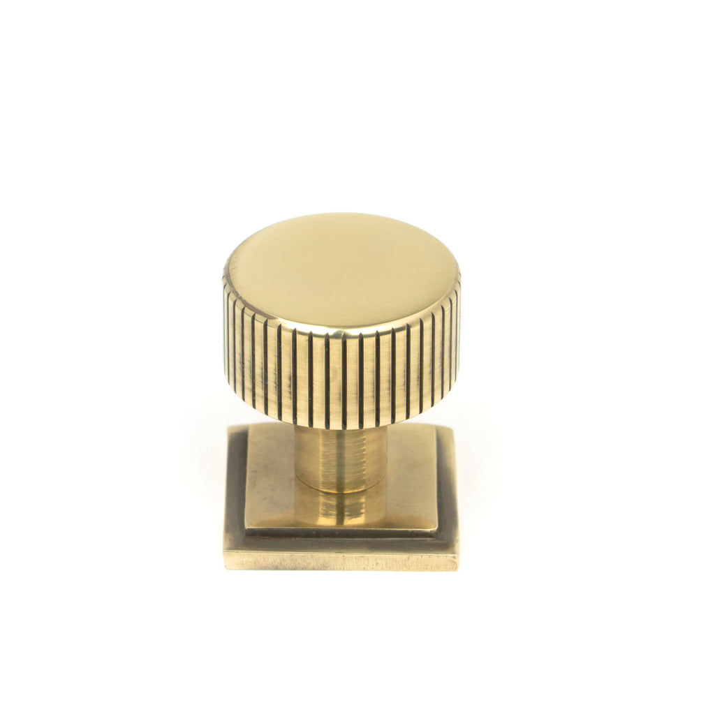 From The Anvil's Aged Brass 25mm Judd Cabinet Knob