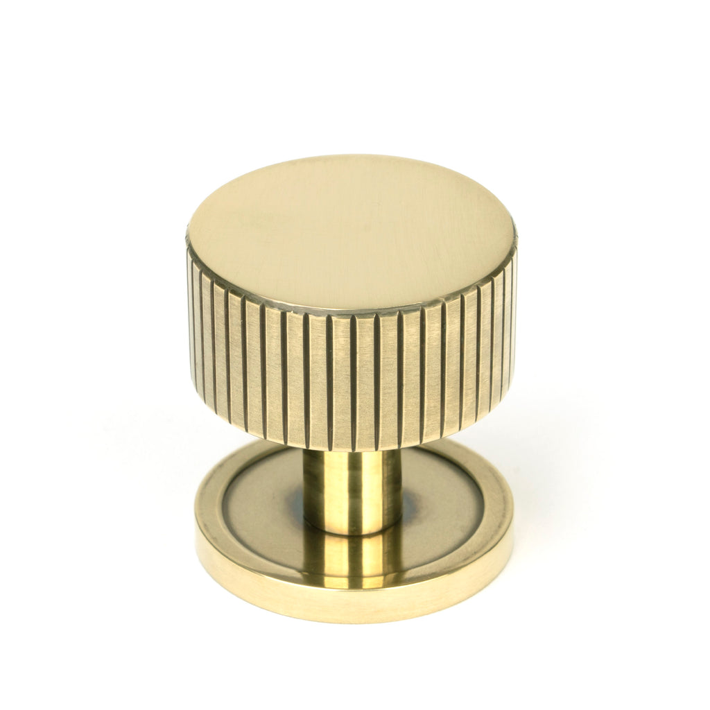From The Anvil's Aged Brass 32mm Judd Cabinet Knob