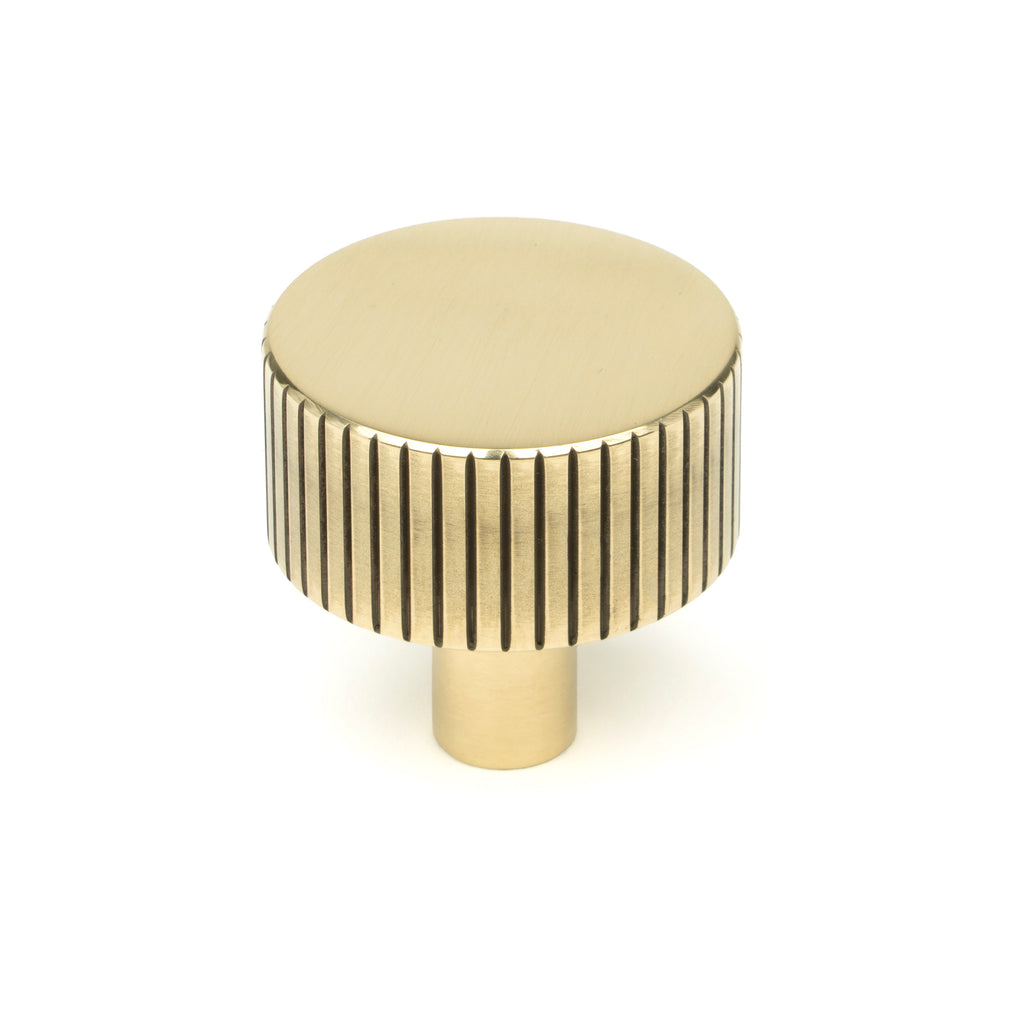 From The Anvil's Aged Brass 32mm Judd Cabinet Knob
