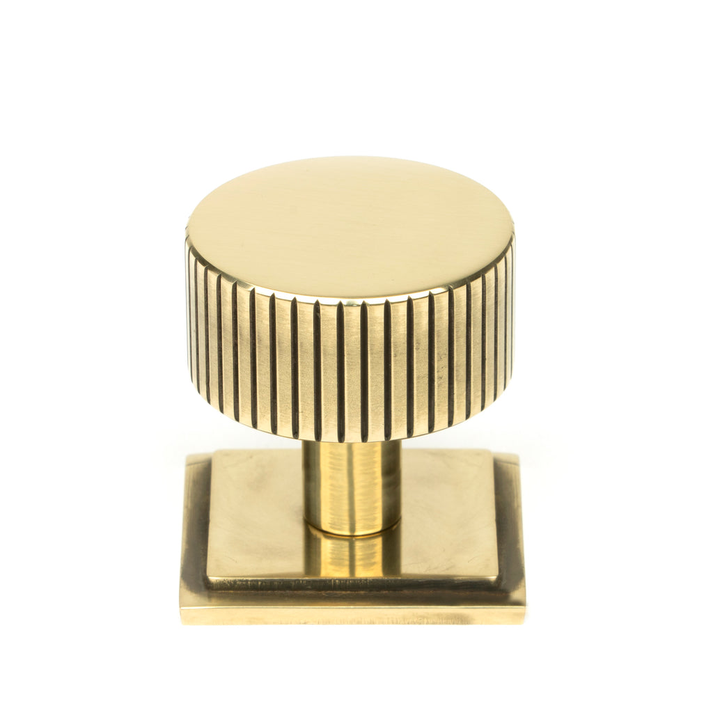 From The Anvil's Aged Brass 32mm Judd Cabinet Knob