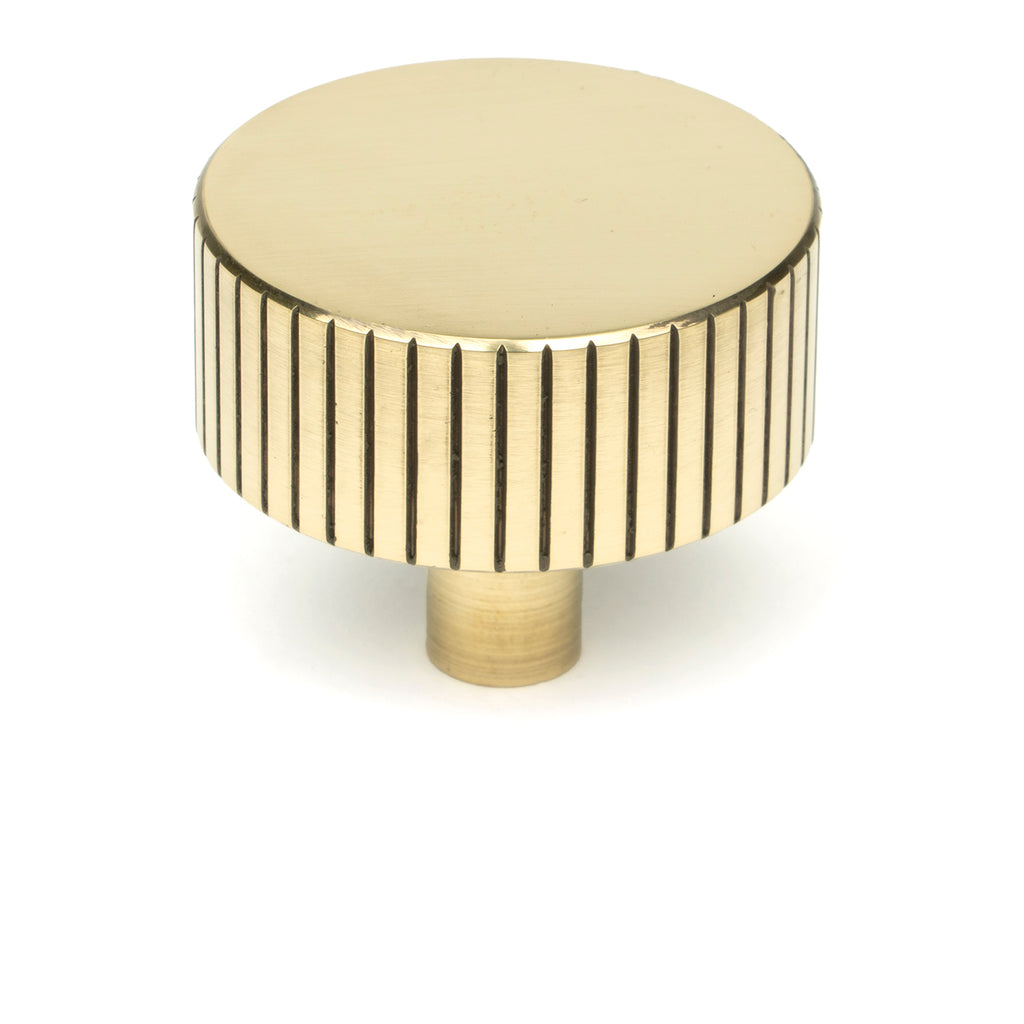 From The Anvil's Aged Brass 38mm Judd Cabinet Knob
