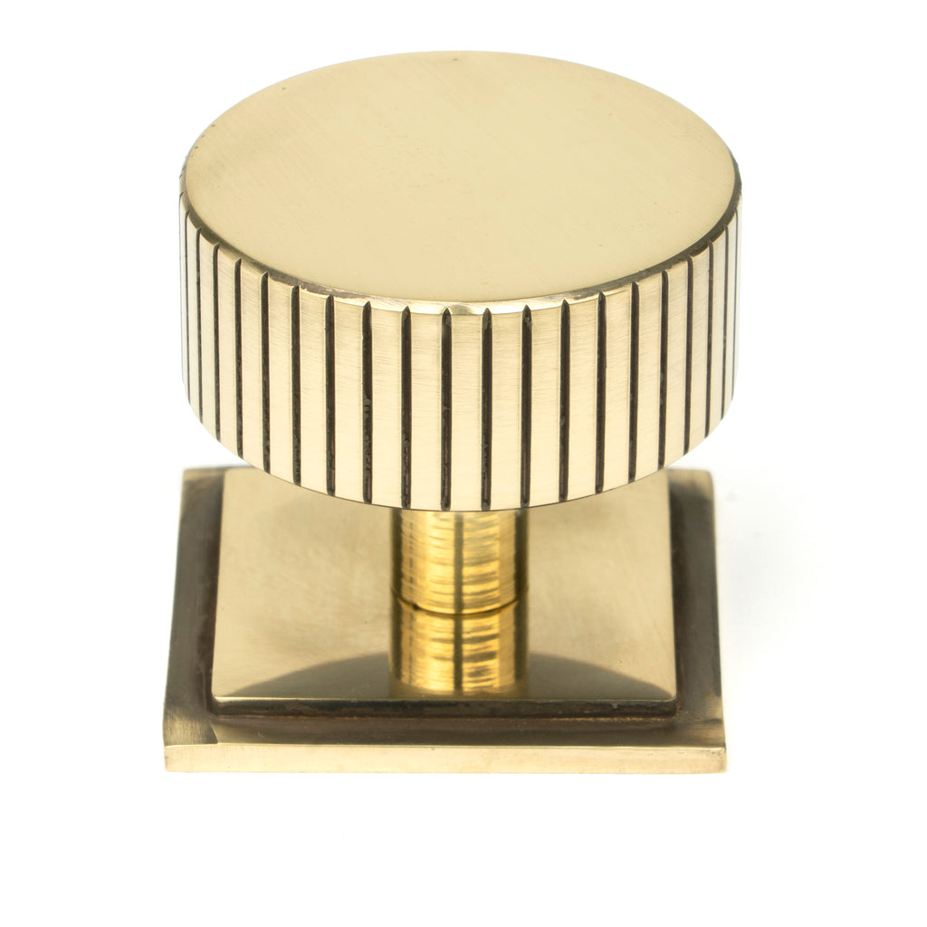 From The Anvil's Aged Brass 38mm Judd Cabinet Knob
