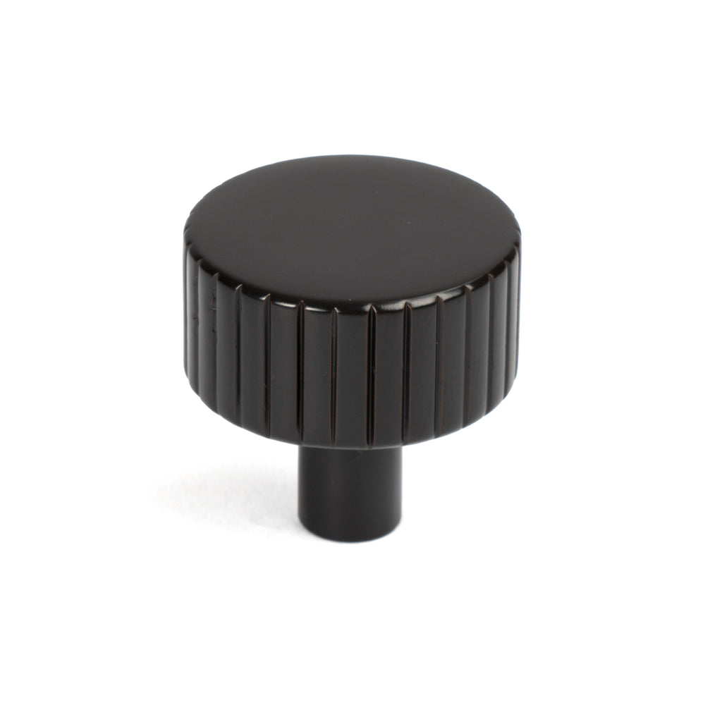 From The Anvil's Aged Bronze 32mm Judd Cabinet Knob