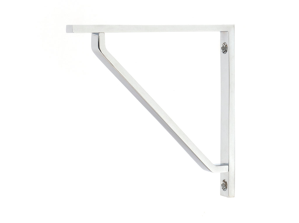 From The Anvil's Polished Chrome Barton Shelf Bracket