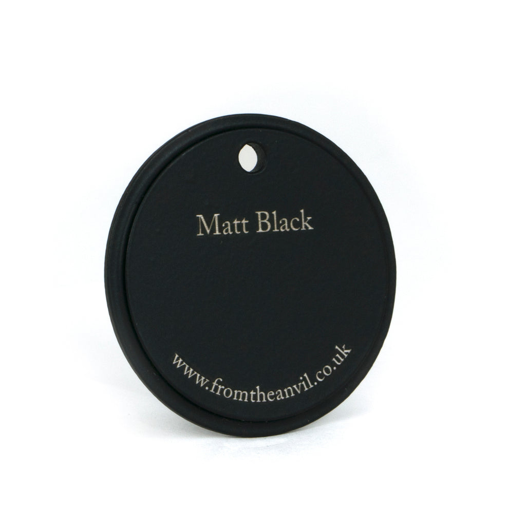 White background image of From The Anvil's Matt Black finish swatch