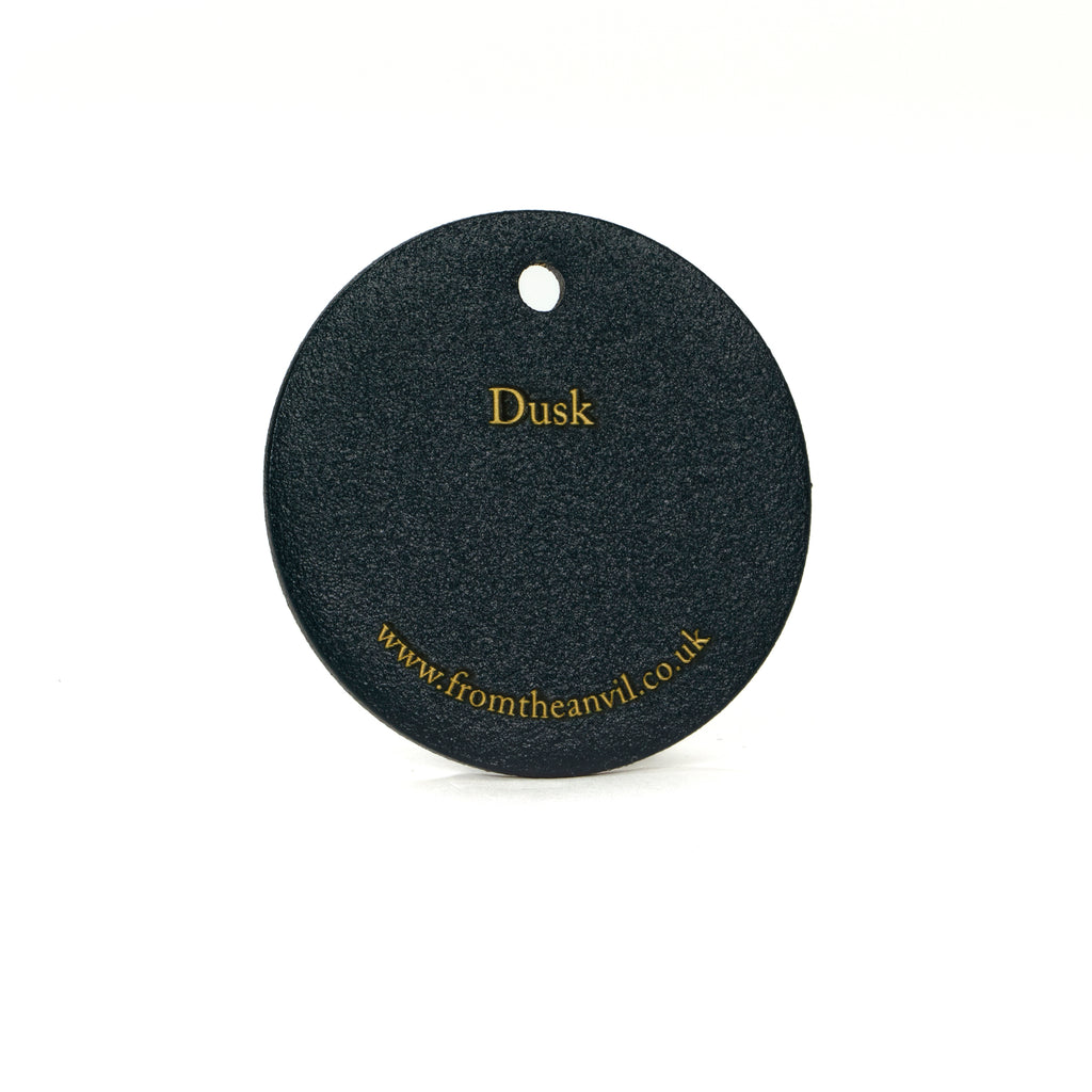 White background image of From The Anvil's Dusk finish swatch