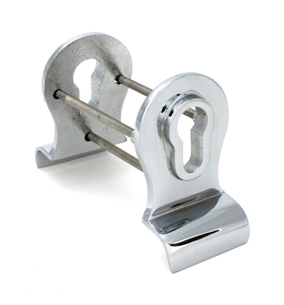 From The Anvil's Polished Chrome 50mm Euro Door Pull (Back to Back Fixings)