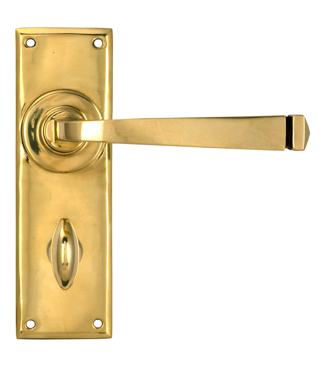 Aged Brass Avon Lever Bathroom Set