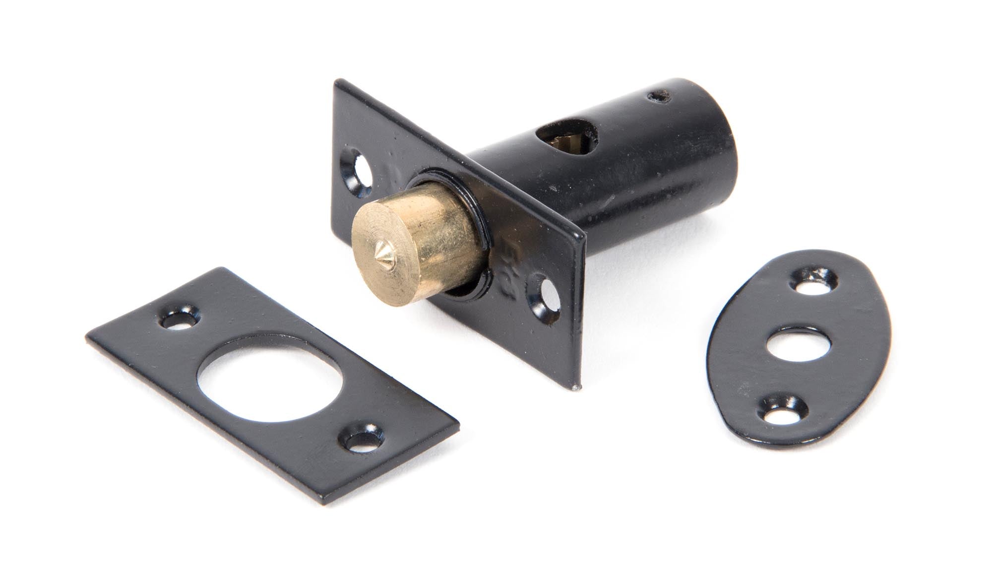 Roof Window Security Lock / Latch Bolt With Screws – For Skylights, White Metal