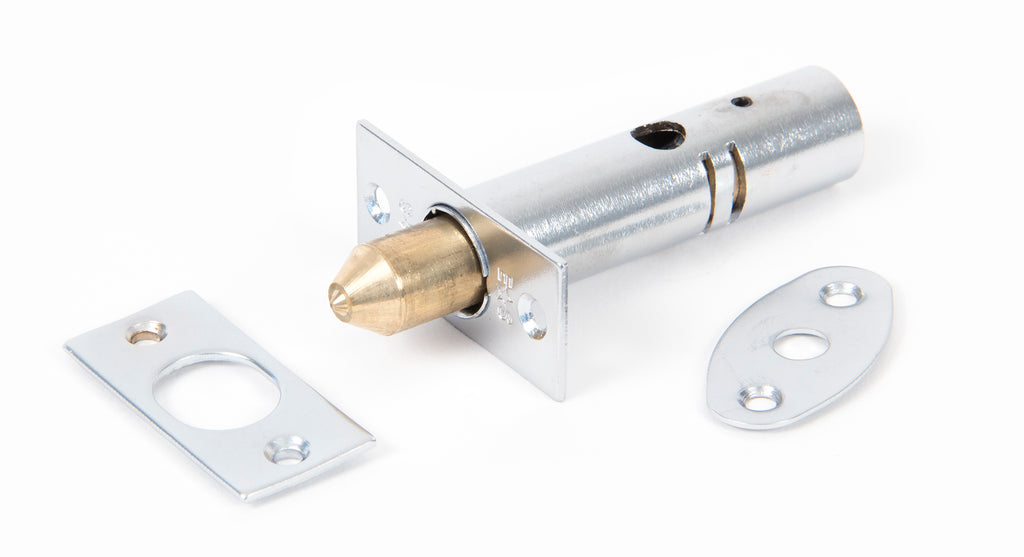 From The Anvil's Satin Chrome Security Door Bolt