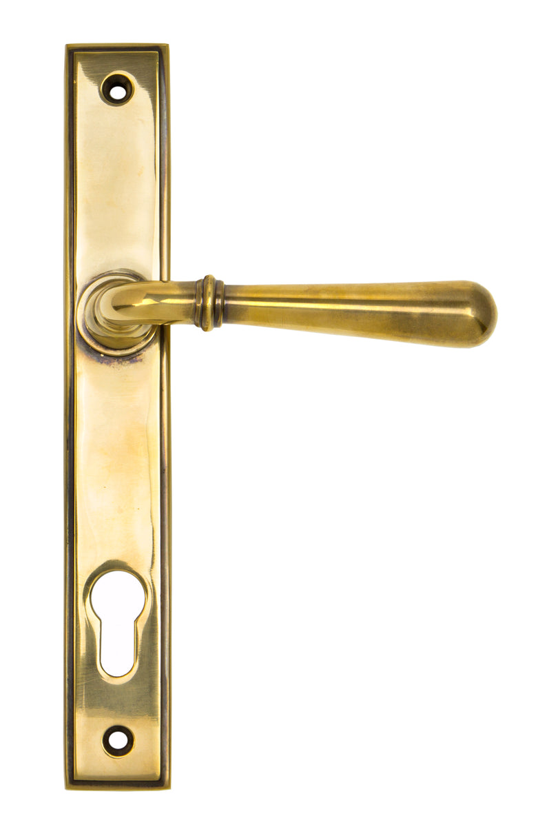 Polished Chrome Newbury Slimline Lever Espag. Lock Set