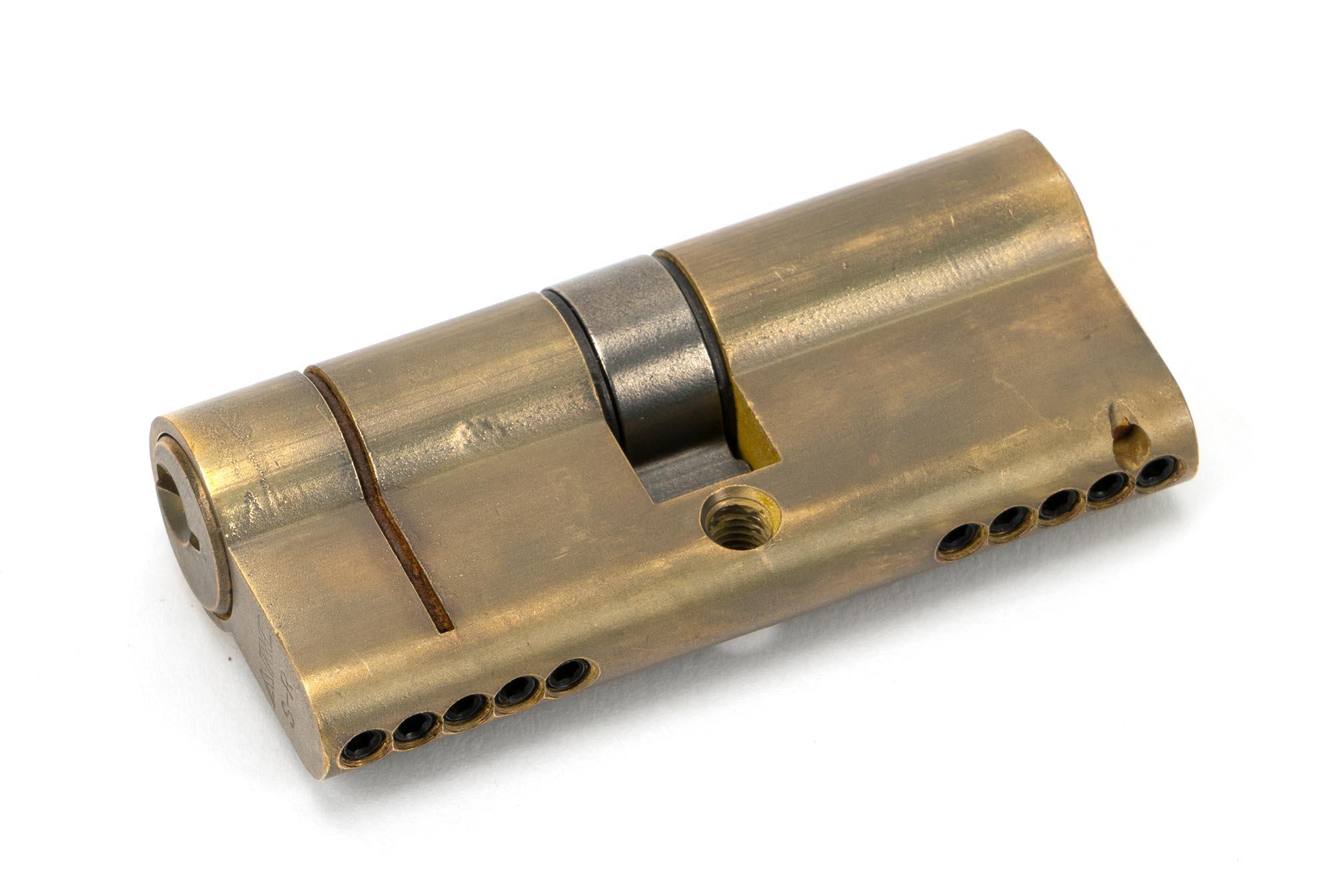 Aged Brass 35/35 5pin Euro Cylinder