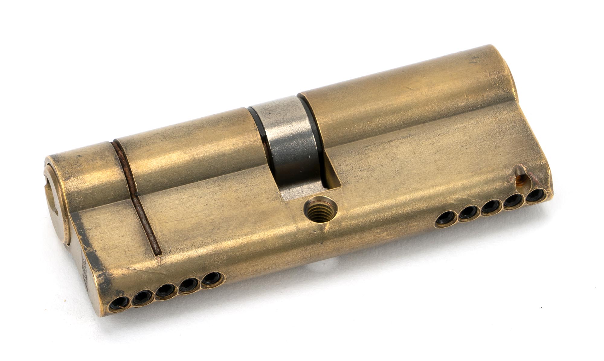 Aged Brass 40/40 5pin Euro Cylinder