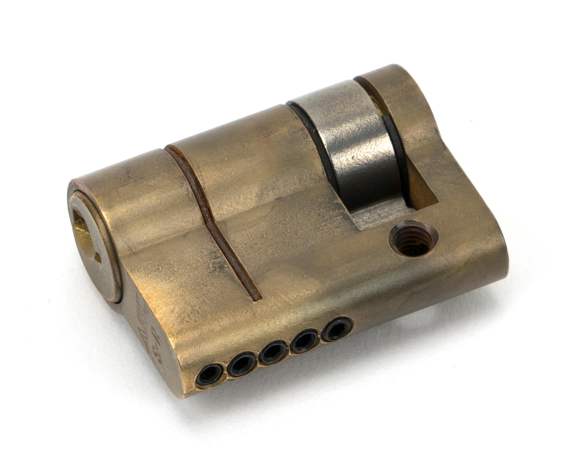 Aged Brass 30/10 5pin Single Cylinder