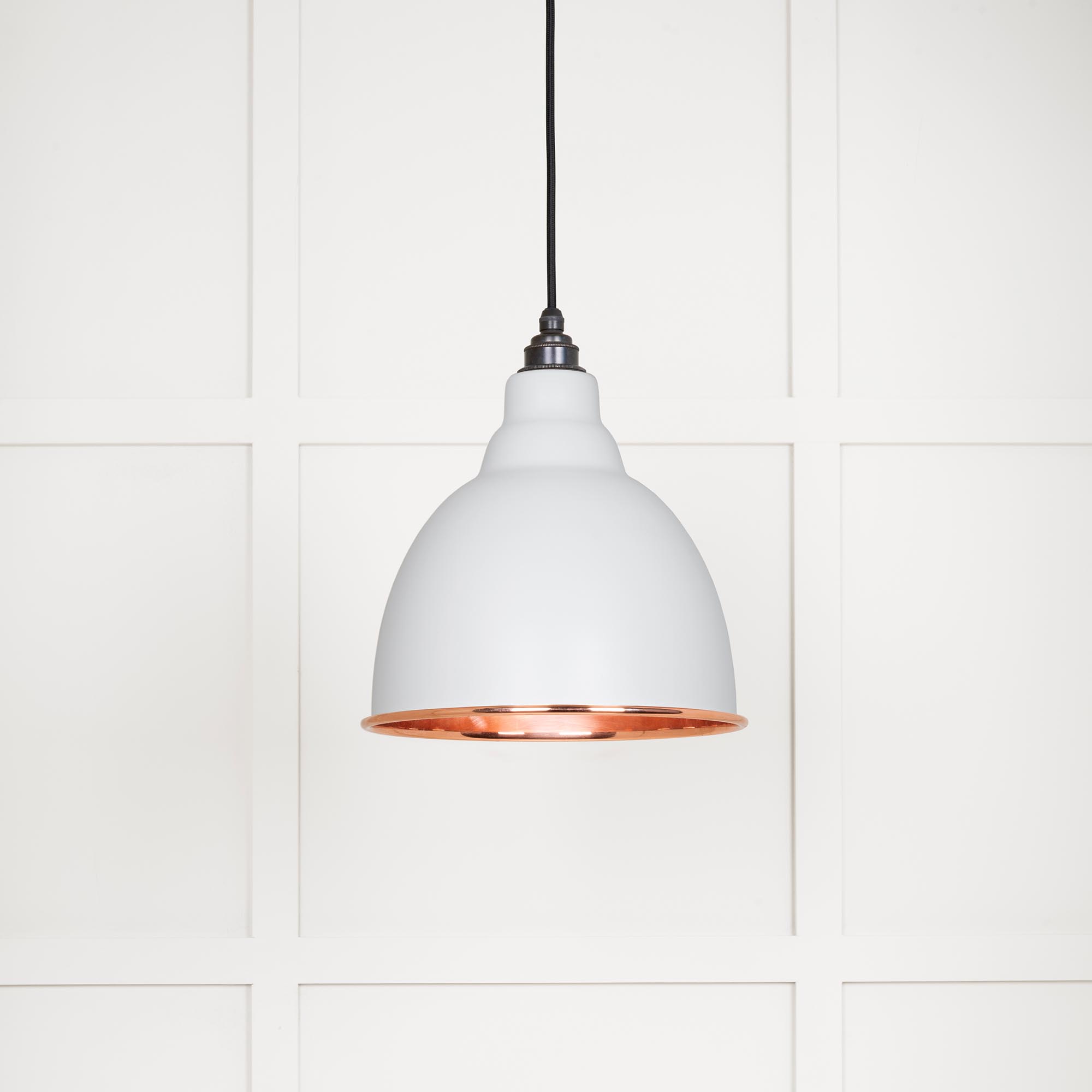 Smooth Copper Brindley Pendant in Flock