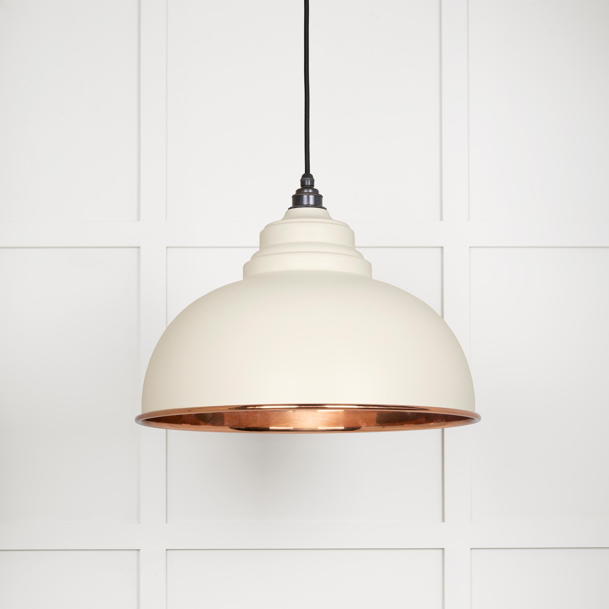 Smooth Copper Harborne Pendant in Teasel