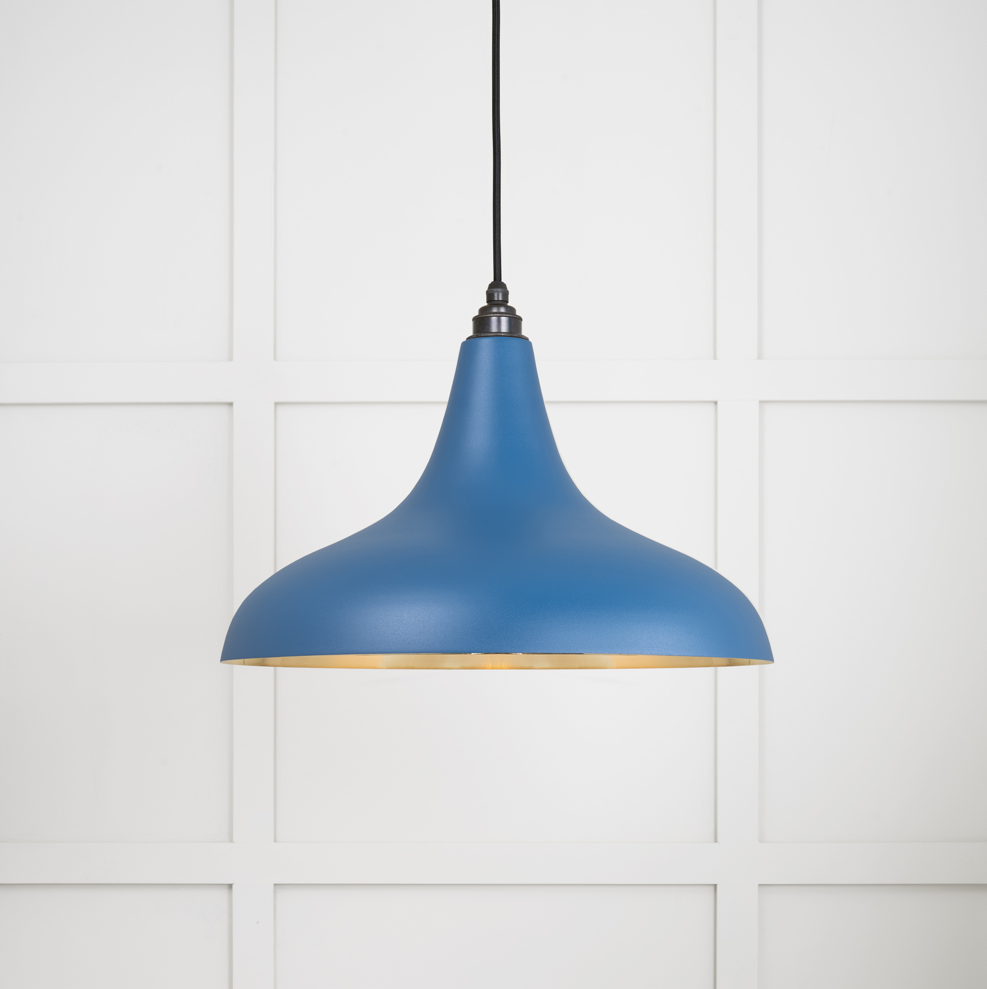 Smooth Brass Frankley Pendant in Upstream