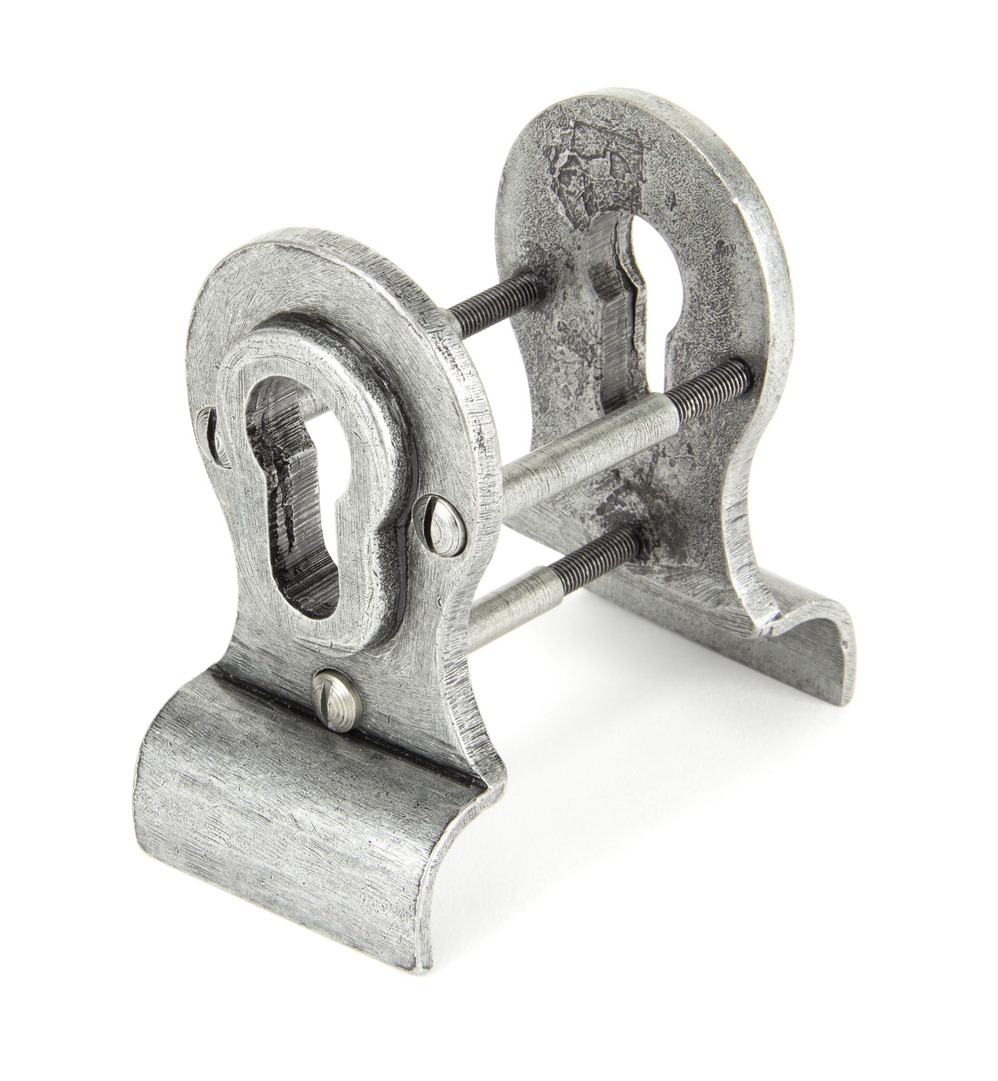 FTA 90040 PEWTER 50MM EURO DOOR PULL (BACK TO BACK FIXINGS)