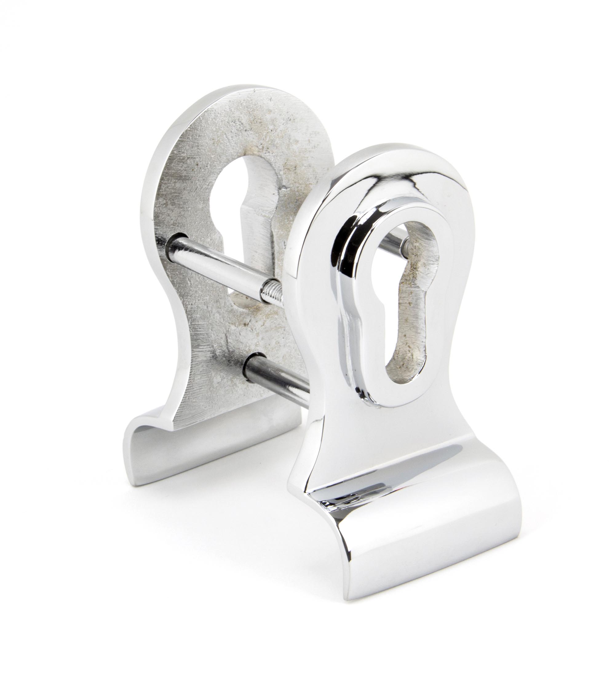 FTA 90066 POLISHED CHROME 50MM EURO DOOR PULL (BACK TO BACK FIXINGS)
