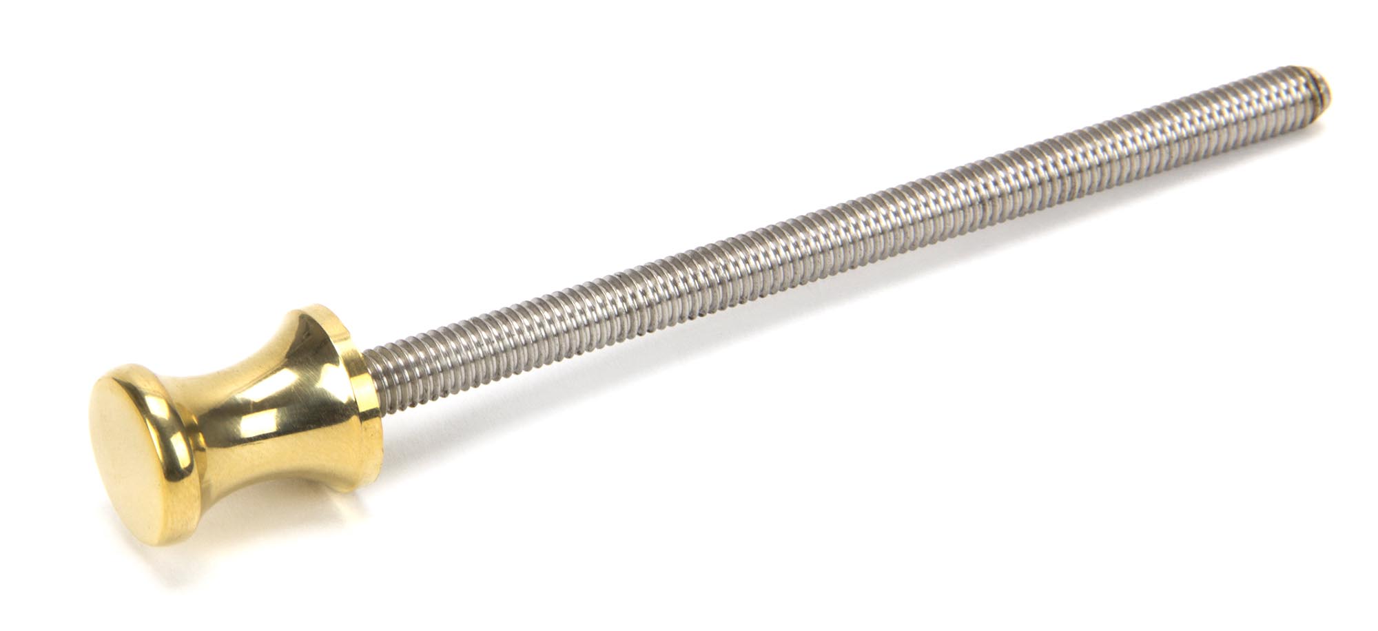 FTA 90437 POLISHED BRASS ENDED SS M6 110MM THREADED BAR